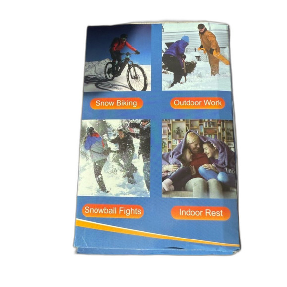 New Open Box Heated Socks Grey Outdoors Snow Winter Camping Hunting - Picture 3 of 4